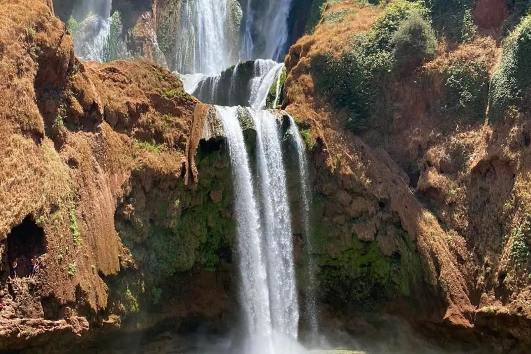 Le cascate di Ouzoud con le loro barche, Marocco