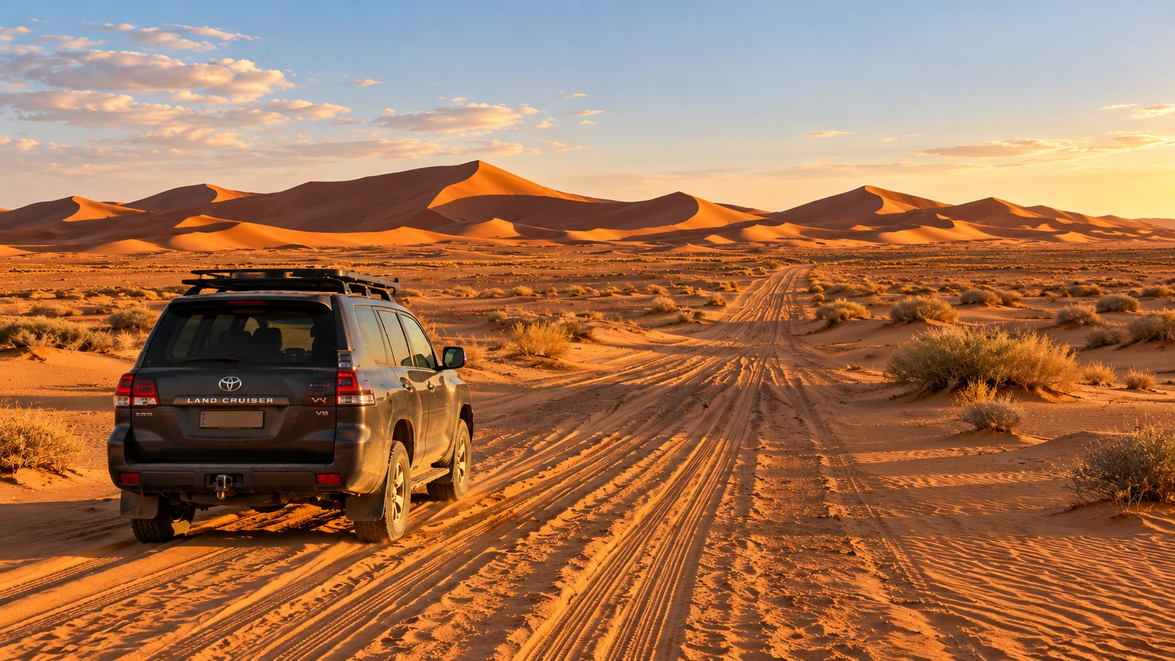 4×4 su una pista sahariana
